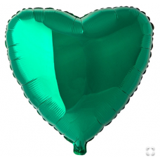 Ф Б/РИС 18" СЕРДЦЕ Металлик Green(FM)